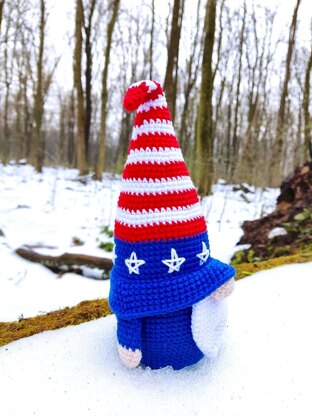 Patriotic gnome USA (boy2)