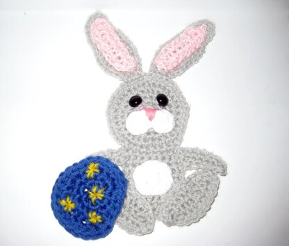 Easter bunny applique