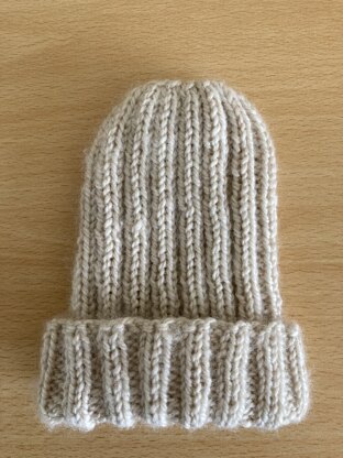 Baby ribbed beanie