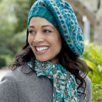 Slip Stitch Beret in Caron Simply Soft Collection and Simply Soft Paints - Downloadable PDF