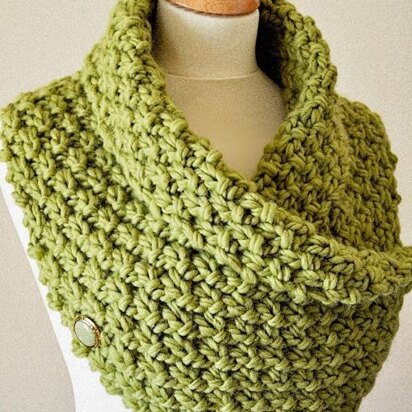 Easy Chunky Knit Neck Warmer/Cowl