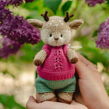 Deer toy. - knitting pattern
