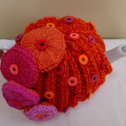 Big and Little Buttons Tea Cosy