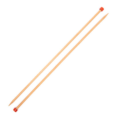 KnitPro Basix Beech Single Pointed Needle 40cm (16in)