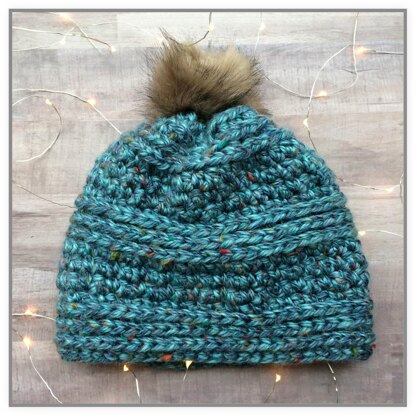 Chunky Peek-A-Boo Beanie