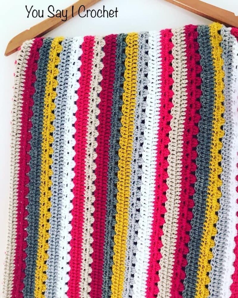 Cosy stripe baby discount blanket