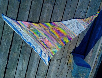 Unicorn Splash Shawl