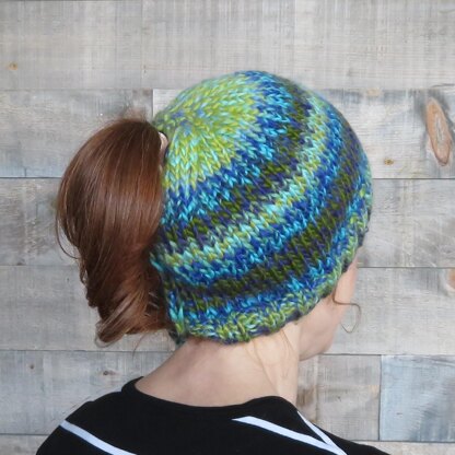 Quick & Soft Ponytail Hat