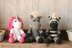 Small Animal Collection: Horse, Unicorn, and Zebra