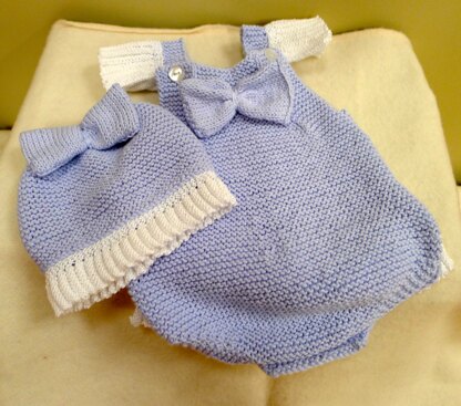 Vintage Bows and Ruffles Romper Suit