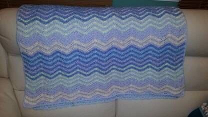 Twins' blankets - cascaded ripple pattern