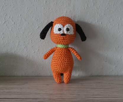 Crochet Pattern little Amigurumi Dog Peppi!