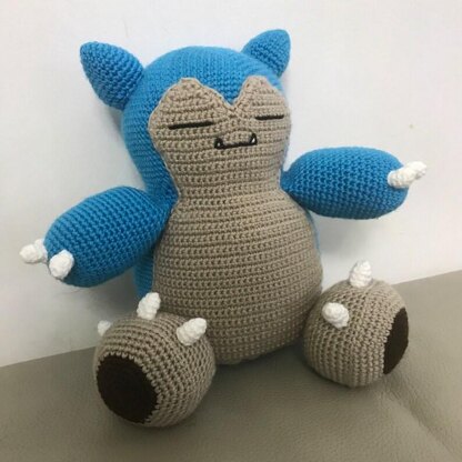 Snorlax Pokemon Crochet Plushie