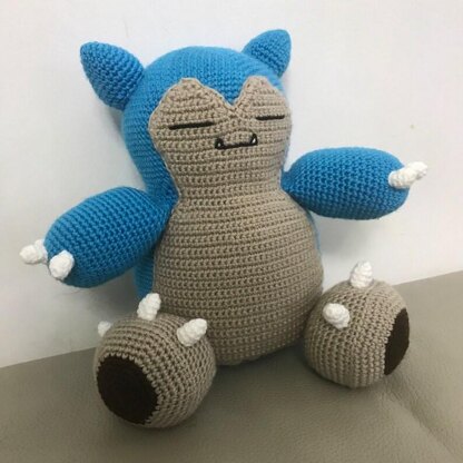 snorlax crochet pattern — shea crochet