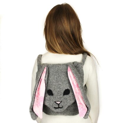 Rebecca Rabbit Felted Backpack