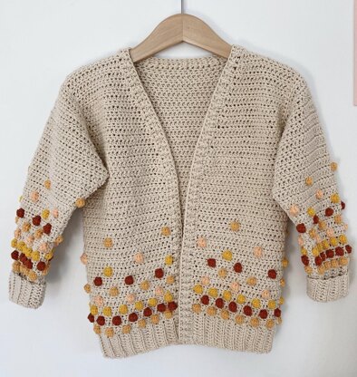 Little Rainfall Cardigan Crochet pattern by Little Golden Nook | LoveCrafts