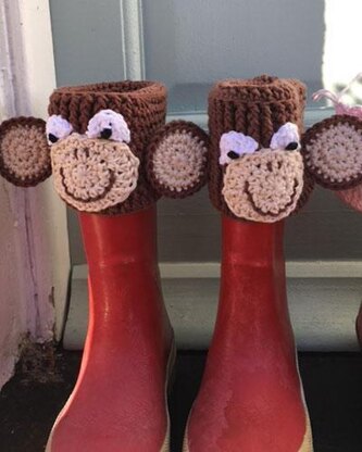 Animal welly boot topper