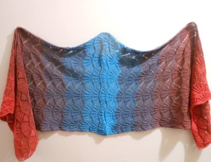 Sea to Sky Scalloped Stole