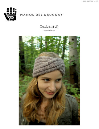 Turban headband in Manos del Uruguay Clasica Wool