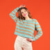 Paintbox Yarns Diamond Fairisle Sweater PDF (Free)