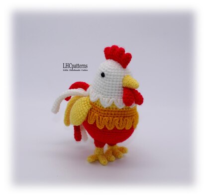 Ruby the Rooster Crochet Pattern