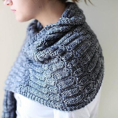 Stacked Columns Wrap and Shawl