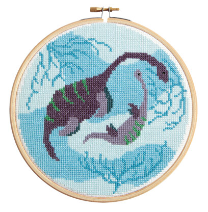 Hawthorn Handmade Plesiosauri Cross Stitch Kit