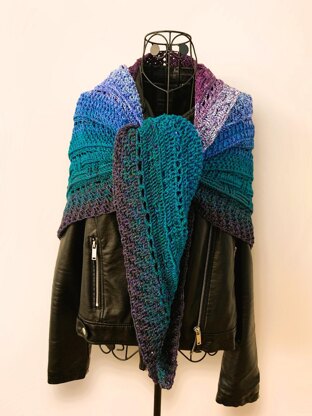 Triangular Scarf "Nyx"