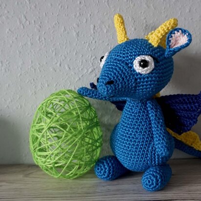 Häkelanleitung für den Amigurumi Drachen Tyson!