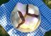 Play Food Battenberg Cake Slice in Lemon or Chocolate in Patons Fab or Robin DK