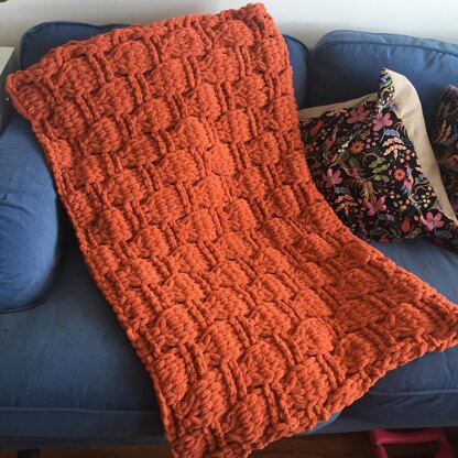 Acorn Stitch Throw Blanket