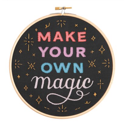 Hawthorn Handmade Make Your Own Magic Embroidery Kit - 17.8cm