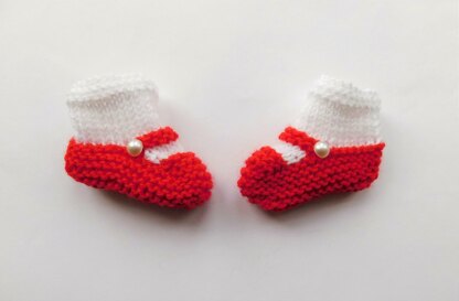 VELMA ~ Baby Mary Jane Shoe Booties