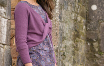 Cross-over Top in The Fibre Co. Road to China Lace - Downloadable PDF