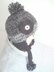 423, KNITTED EARFLAP HAT, age 8 to adult