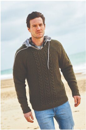 Men`s Jumper in Stylecraft Highland Heathers DK - 9867 - Downloadable PDF