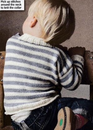 Simple Striped Jumper ages 3-24 months