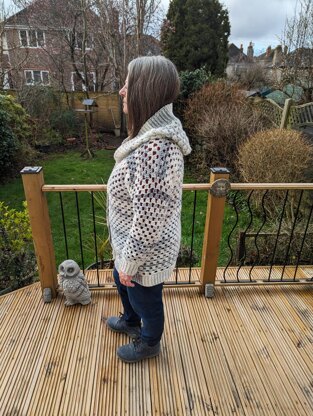 Hooded Granny Cardigan