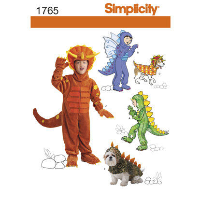 Simplicity Child's and Dog Costumes 1765 - Sewing Pattern