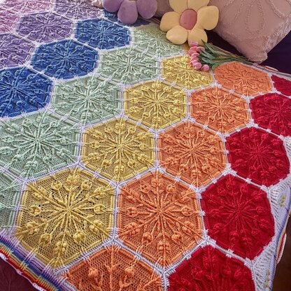 Chasing Rainbows Finding Tulips Blanket