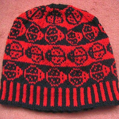 Ladybug beanie