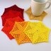 Crochet Coasters "Mosaic Flower"