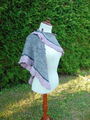 Granite & Quartz shawl