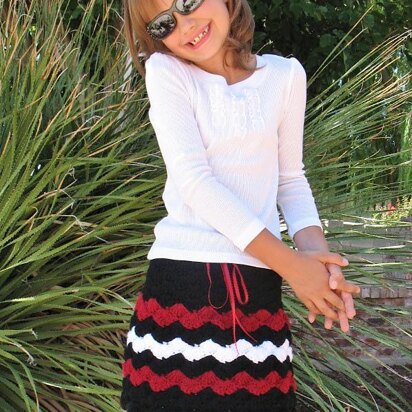 Crochet Striped Skirt - Julia