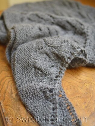 #267 Fleur Crescent Shawl