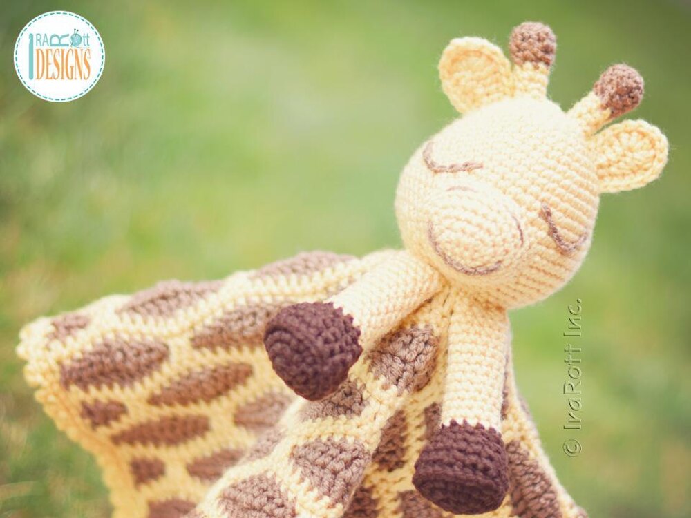 Giraffe security blanket discount baby