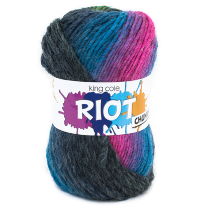 King Cole Riot Chunky | Knitting Yarn & Wool | LoveCrafts