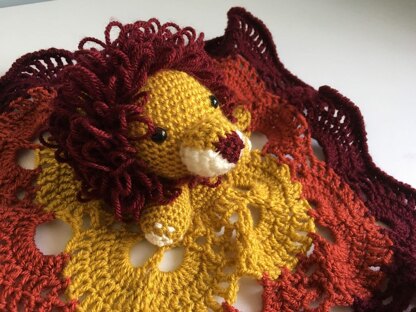 Loopy the Lion Security Blanket