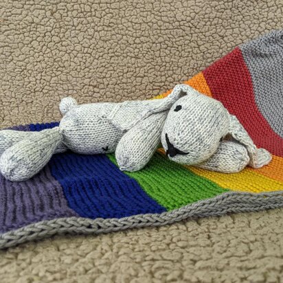 Rabbit toy - knitting pattern