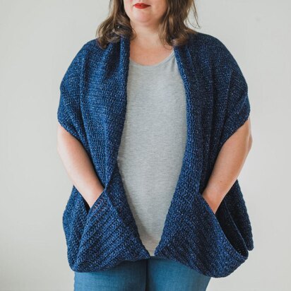 Beginner Shawl With Pockets